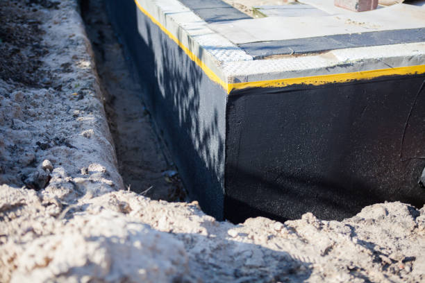 Residential Wet Basement Repair installation at a Randolph, AL home by SJ Waterproofing Pros